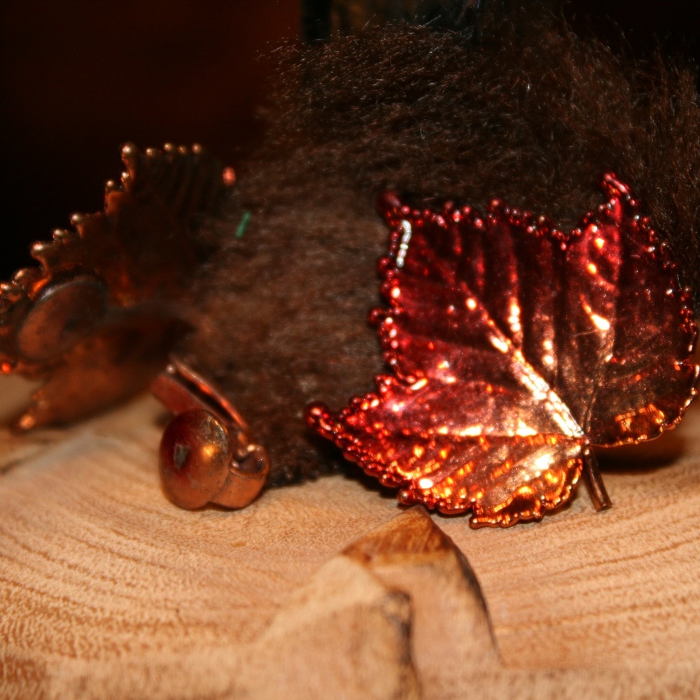 Fall Clip-On Leaf Earrings